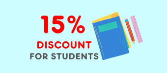 Student Discount up to 15%